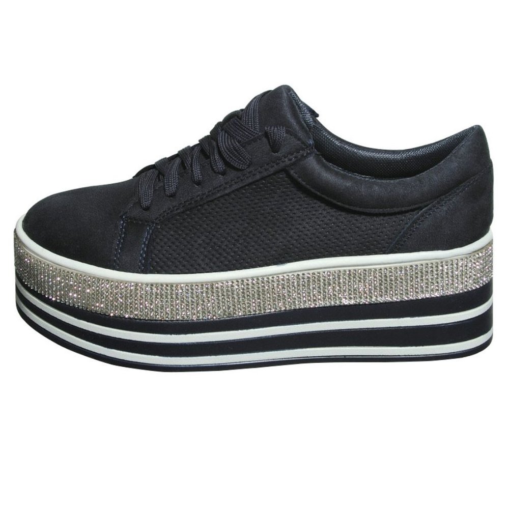 Hidden Heel Platform Wedge Casual Fashion Sneakers